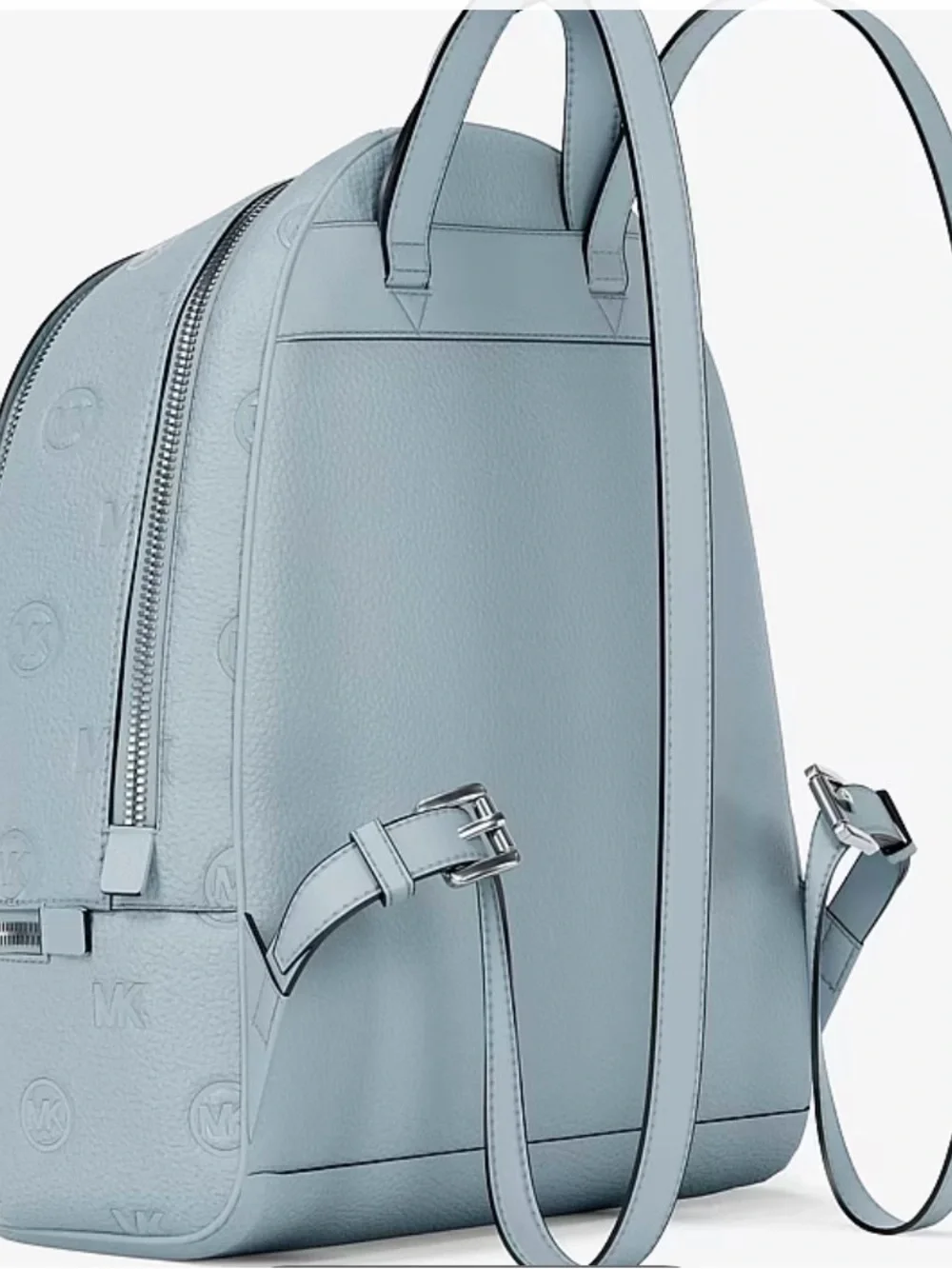 Michael Kors Pale Ocean Rhea Debossed Backpack